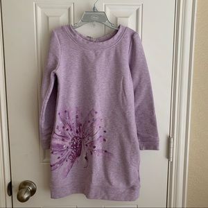 Gymboree long light purple sweatshirt dress Size 7
